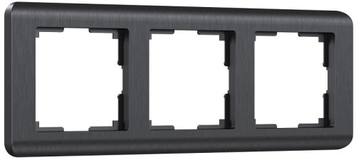 Рамка универсальная Werkel Stream 3-м. графит картинка